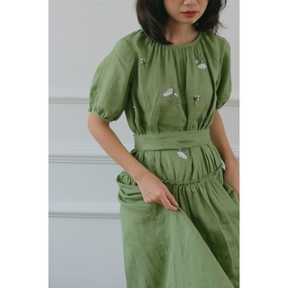 Cỏ Lau - Đầm nhún thân Darius Dress