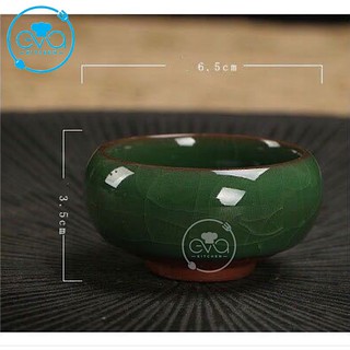 Bộ Ấm 6 Chén Trà Men Ngọc Bích