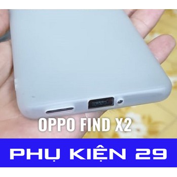 [Oppo Find X2] Ốp lưng silicon dẻo không ố màu Pudini