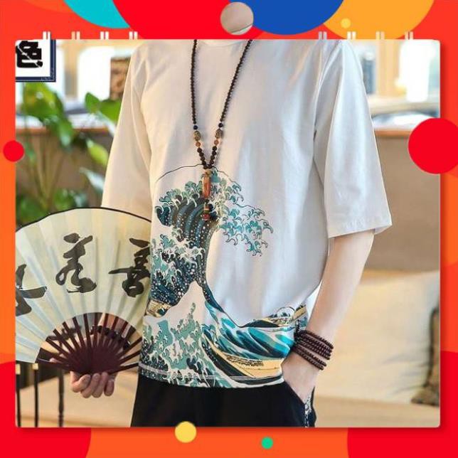 🔥HOT🔥 ❤️ Đẹp Mịn 🍁 FREESHIP ÁO THUN, ÁO PHÔNG TAY LỠ UNISEX SÓNG BIỂN NHẬT BẢN CHO NAM NỮ đủ size M L XL XXL GIÁ RẺ TỐT