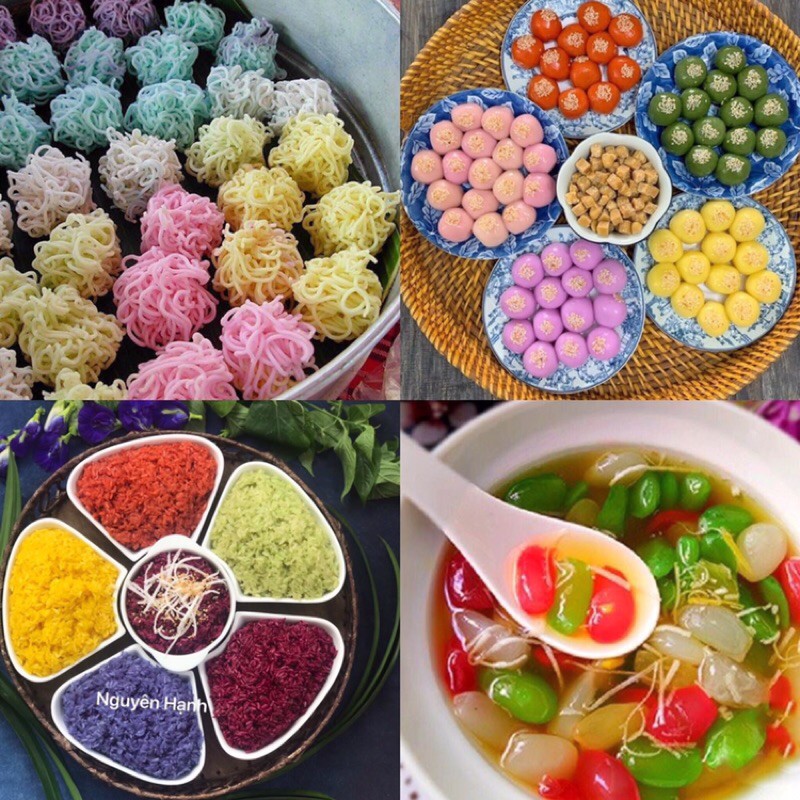 50g bột tạo màu tự nhiên (lá nếp lá dứa /hoa đậu biếc /dành dành /củ dền /lá gai /gấc /khoai lang tím/cẩm tím/ lá khúc) | BigBuy360 - bigbuy360.vn