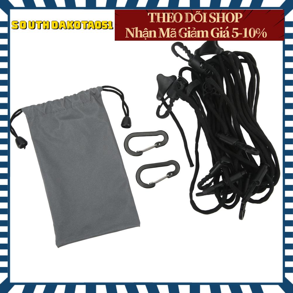 Southdakota051 Dây treo cắm trại Chiều dài 5M Lều ngoài trời buộc Móc Đồ đa chức năng đeo có móc