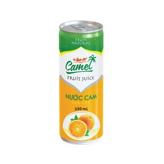 Nước ép trái cây xoài/ dừa/ dưa lưới camel lon 330ml