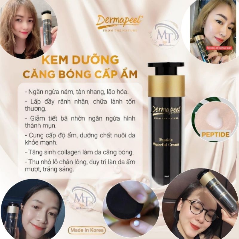 Kem dưỡng Dermapeel Peptide – Làm Dịu sau Lăn Kim - Phi Kim - Peel Da - Chống lão hóa da Hàn Quốc 50ml