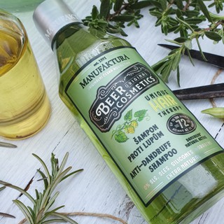 Dầu Gội Sạch Gàu Men Bia Thảo Dược  Manufaktura 255ml