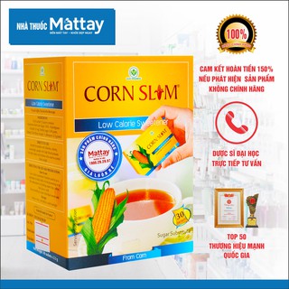 Corn Slim - Hộp 30 Gói - Đường Ăn Kiêng Dành Cho Người Bị Tiểu Đường ❤️