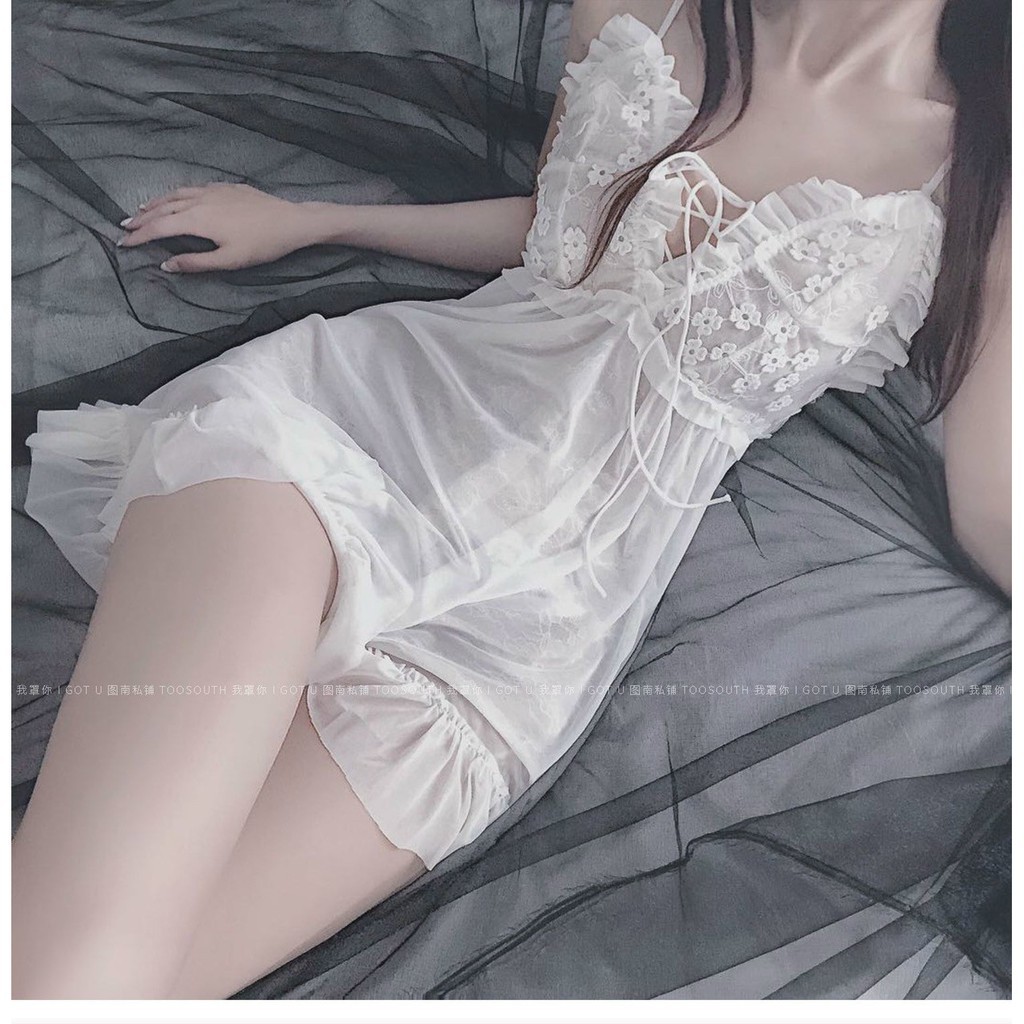 Váy ngủ sexy cao cấp Đầm mặc nhà gợi cảm quyến rũ