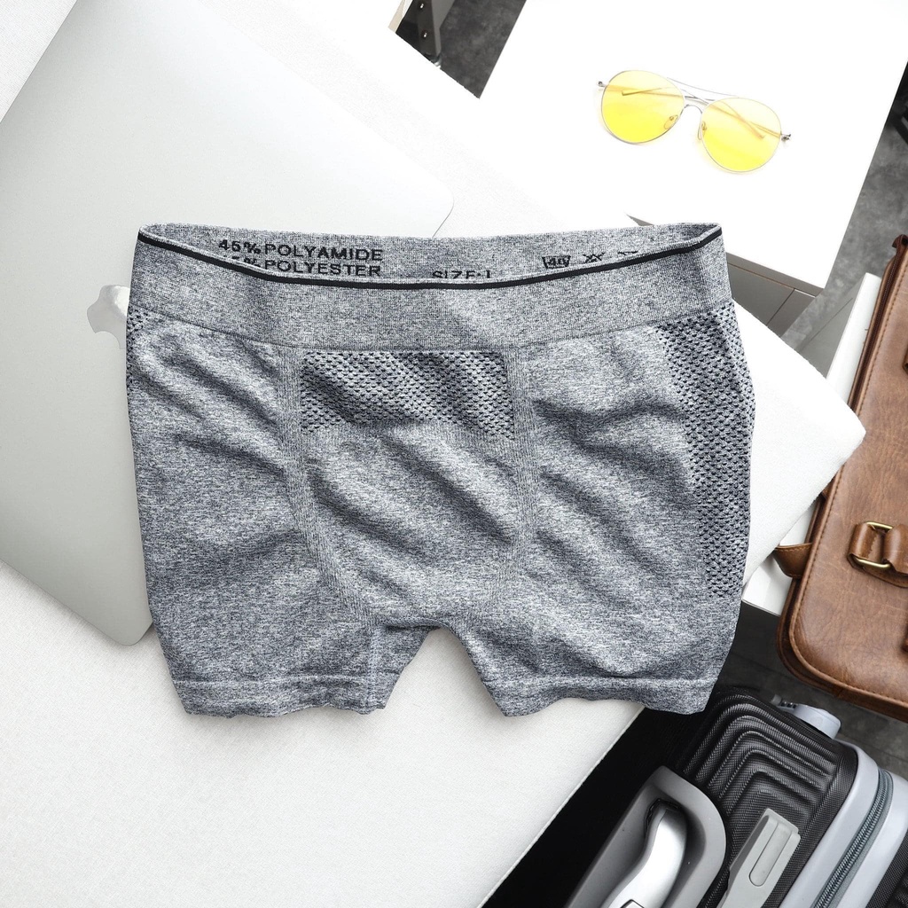 Quần Lót Nam 💥FREESHIP 50K💥 Quần Sịp Đùi Nam Boxer Dệt Kim VNXK Co Dãn Thoáng Khí