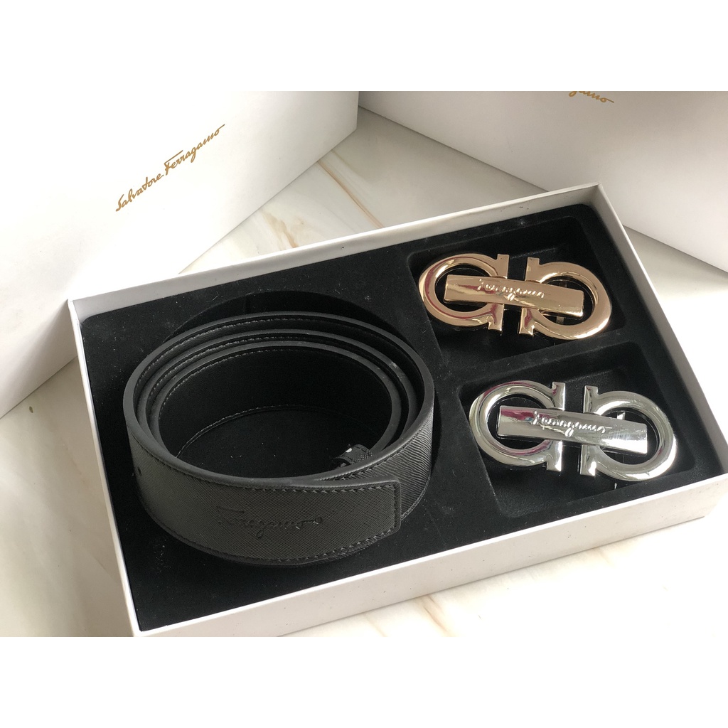 SET BỘ THẮT LƯNG DA NAM CAO CẤP DÂY LƯNG DÂY NỊT HM 2 MẶT HÌNH ĐẸP SANG TRỌNG