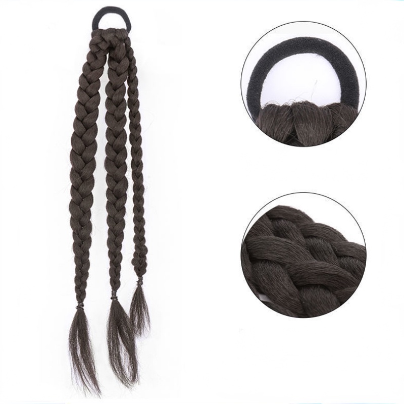 Tép Tóc Giả Kiểu Thắt Bím Thời Trang Cho Nữ