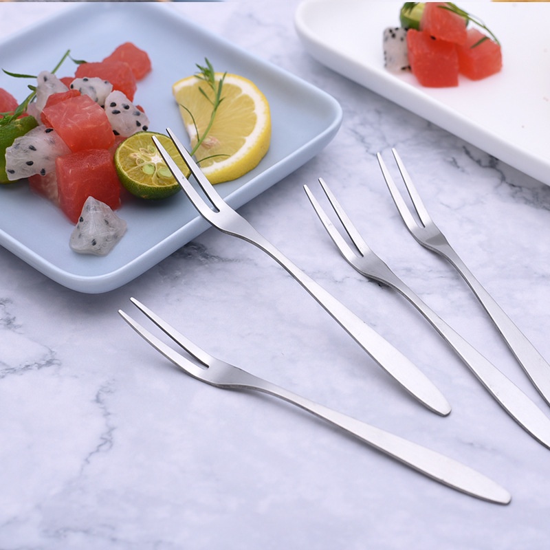 1 Cây Nĩa Inox Cao Cấp Loại Đầu 2 Răng - Nĩa Ăn Trái Cây 1 CÂY 88058 SỈ LẺ GIA DỤNG