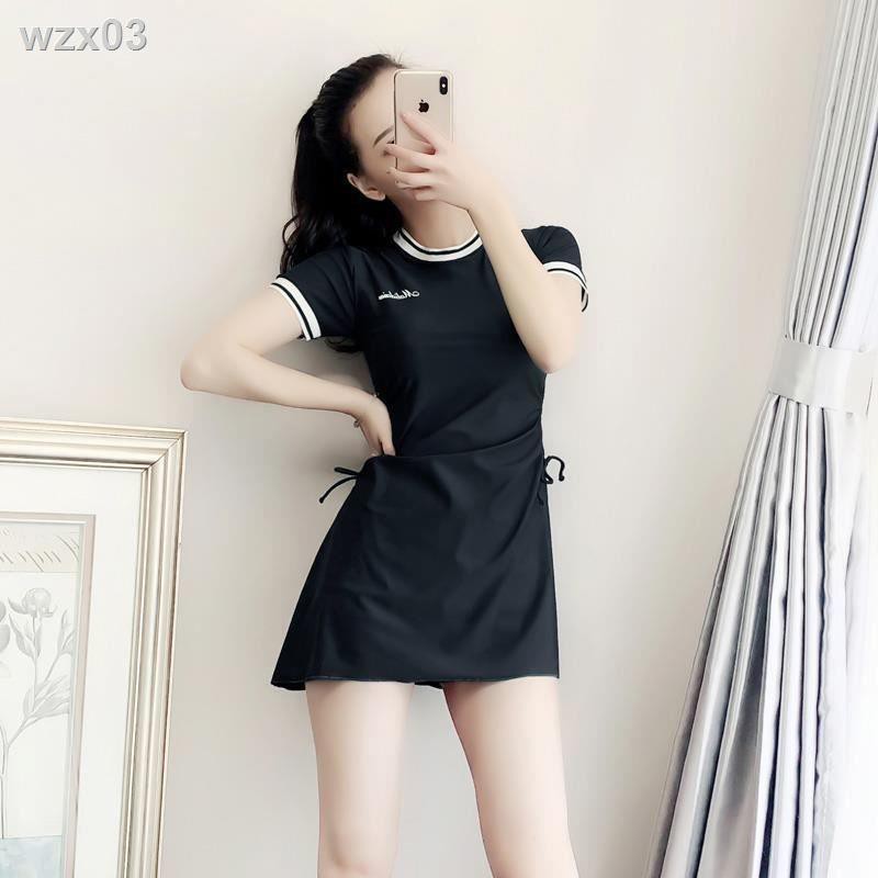 SOPHIE Áo tắm nội y Hàn Quốc nữ sinh bảo thủ phong cách thể thao váy xẻ tà mỏng che bụng nhỏ và tươi tắn | BigBuy360 - bigbuy360.vn