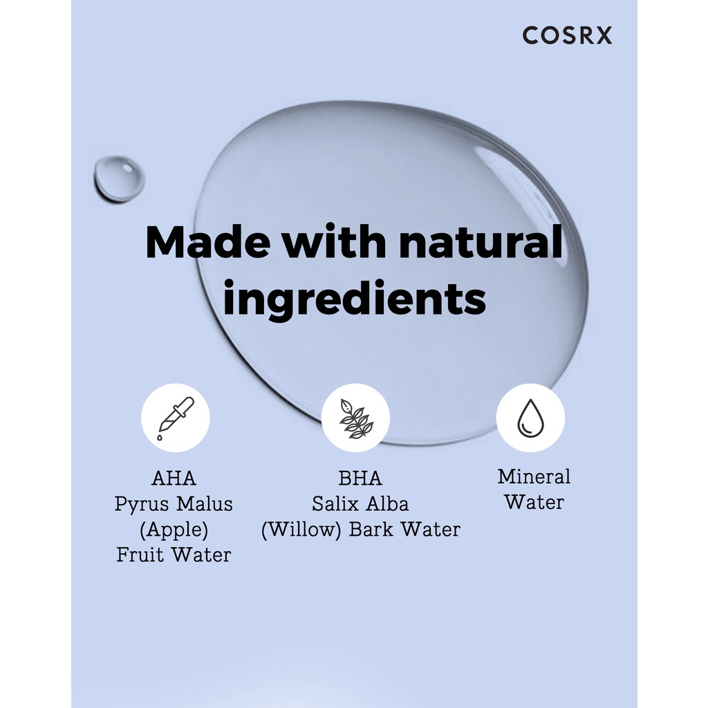 Nước hoa hồng COSRX chứa AHA/ BHA tẩy tế bào chết làm sáng da giảm mụn hiệu quả dung tích 50ml/100ml/150ml  | BigBuy360 - bigbuy360.vn