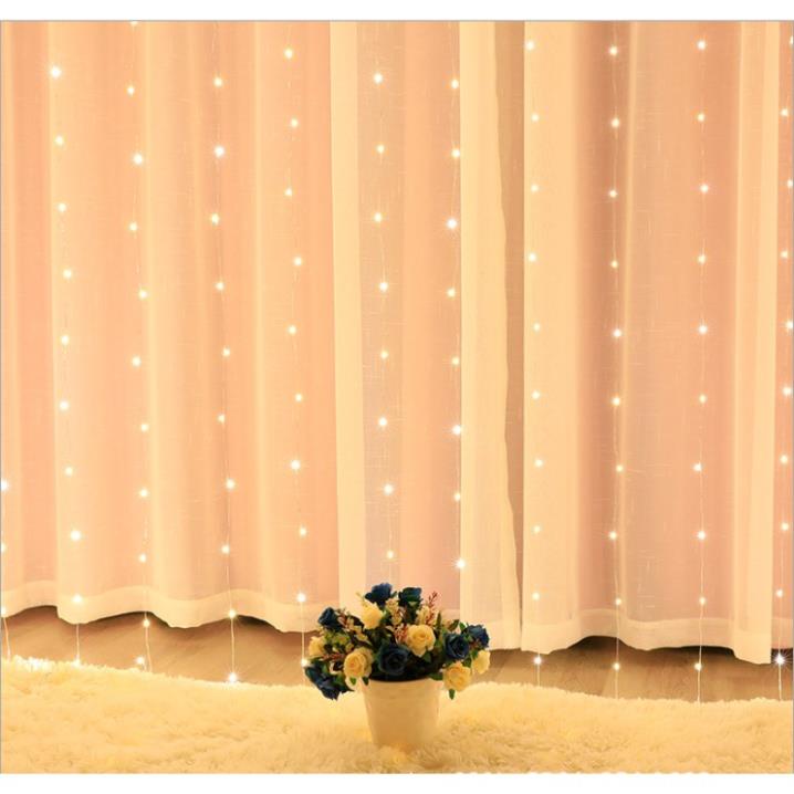 Đèn Led Rèm Mưa Rơi *Có Điều khiển*  - Đèn Nháy Thả Mành, Trang Trí, Decor, Lễ tết, noel, sinh nhật