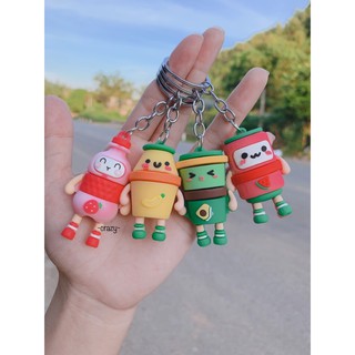 Móc chìa khoá búp bê hoa quả