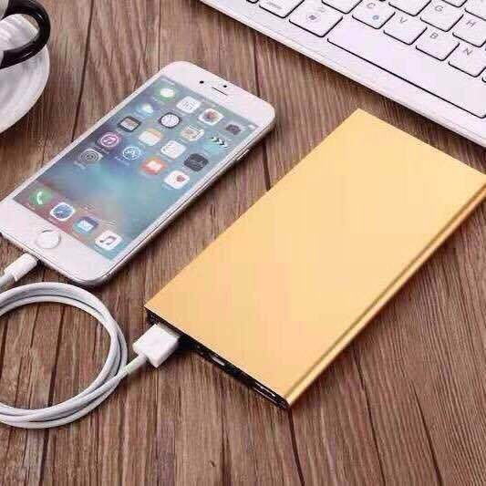 ✵﹊♘Smart Power Bank siêu mỏng và dung lượng lớn 10000 mah Điện thoại di động đa năng