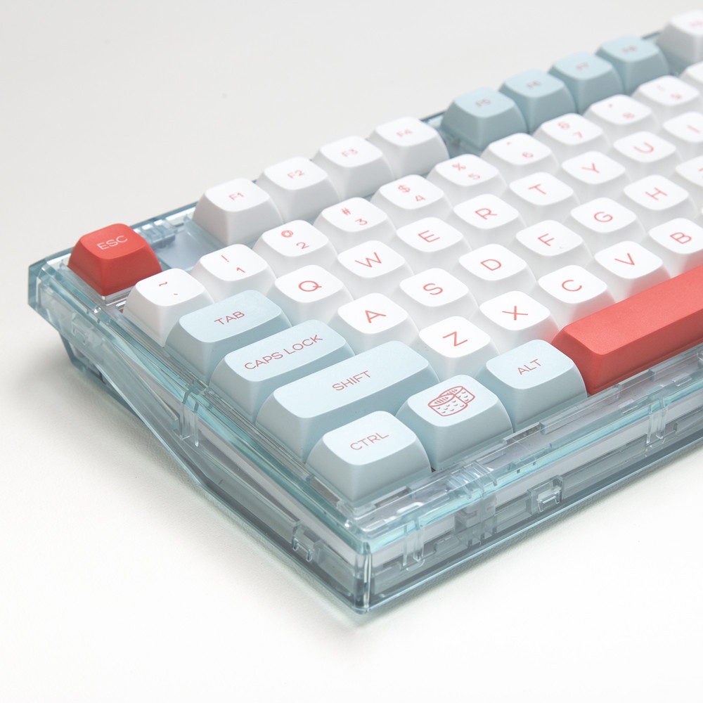 140 phím Salmon Keycaps XDA Profile PBT Dye Phụ Bàn phím cơ học Keycap