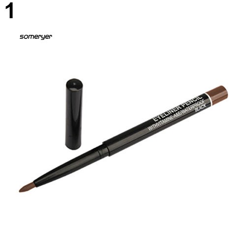 [Hàng mới về] Chì kẻ mắt gel màu nâu đen xoay được dùng trang điểm chống nước | BigBuy360 - bigbuy360.vn