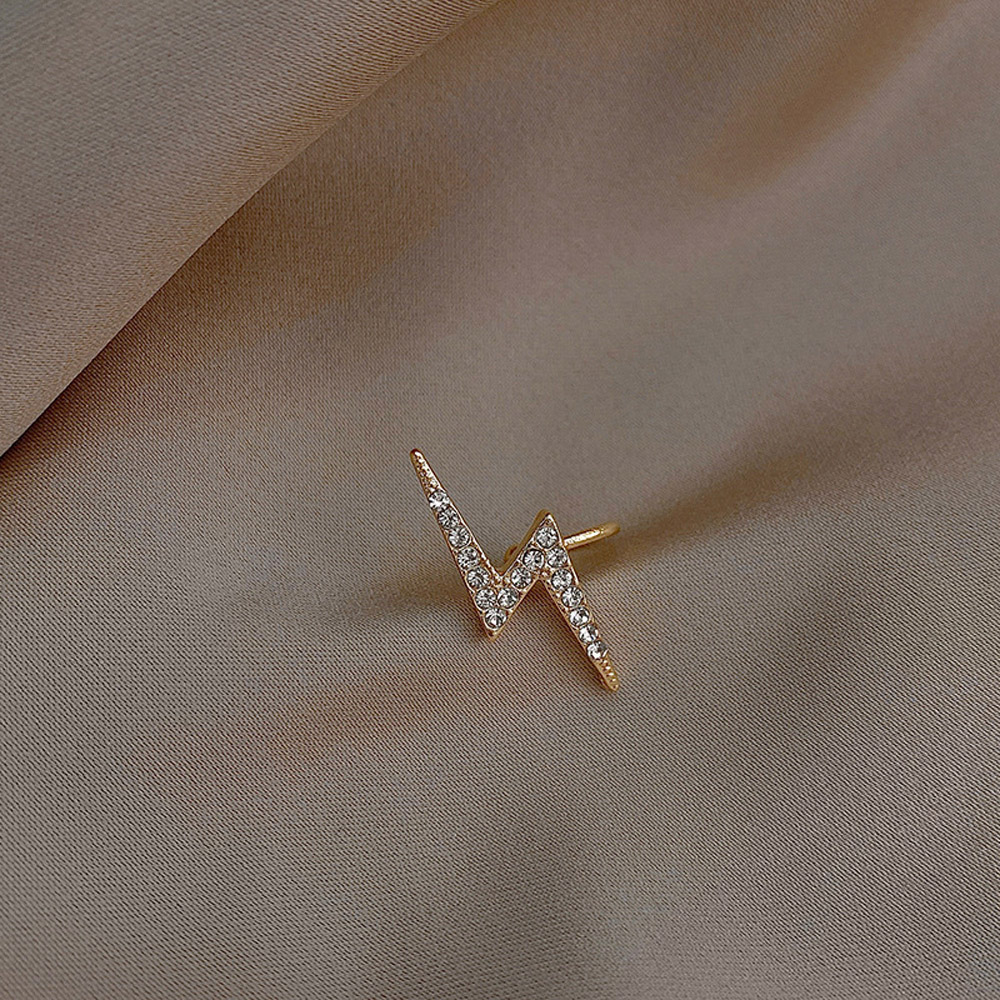 NEEDWAY Cartilage Clip On Moon and Stars Geometric Non-Piercing Ear Cuffs