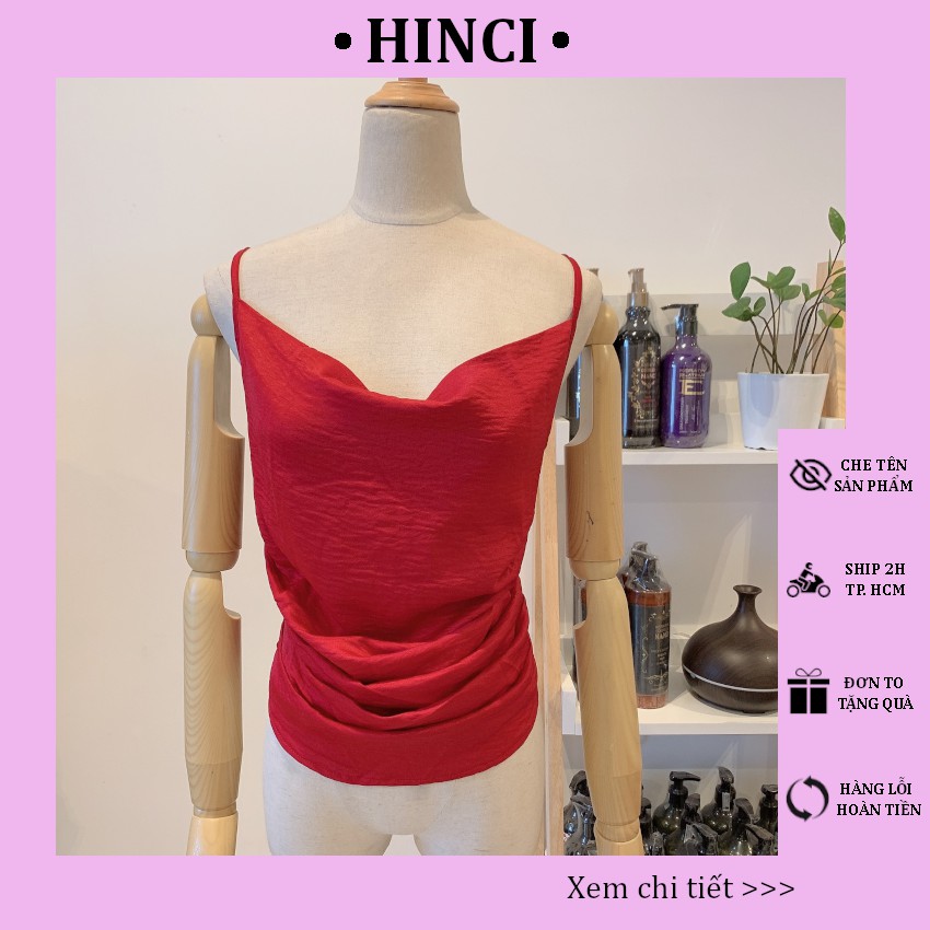 Áo 2 Dây - Áo Lụa Hở Lưng Đan Chéo Lưng Có Dây Kéo SIÊU XINH Cho Nàng Diện Đi Dạo, Đi Chơi [44]