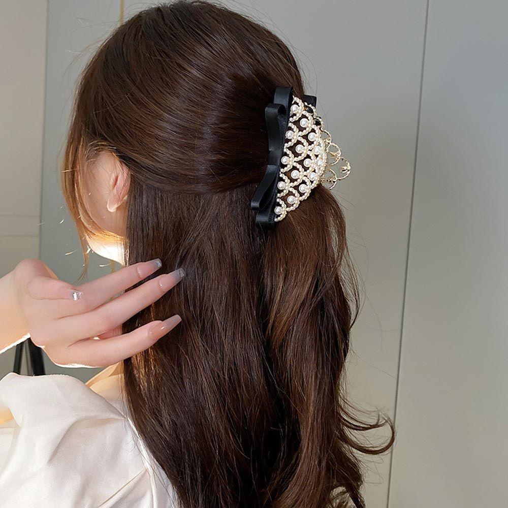 Kẹp Tóc Càng Cua Hình Vương Miện Đính Đá Zircon Cho Nữ
