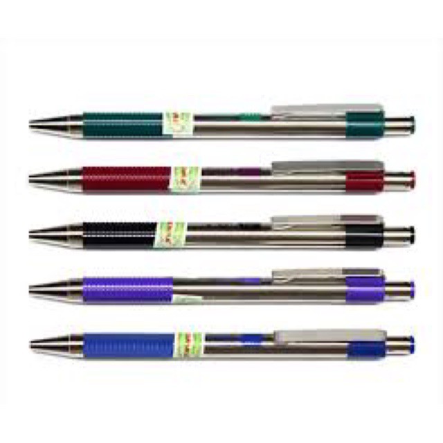Bút ký tên thân sắt ZEBRA F-301 hàng loại 1 có tem hàng Nhật Bản ngòi bút 0.7mm