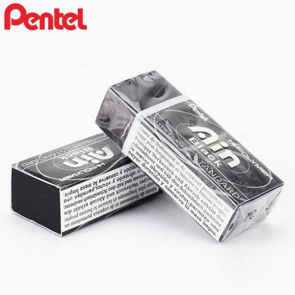 Gôm Tẩy đen SIÊU SẠCH Pentel Tẩy sạch mọi độ đậm nhạt của chì