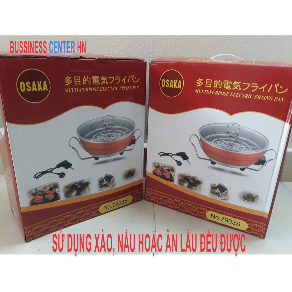 [chính hãng] Nồi lẩu điện đa năng OSAKA Nhật Bản GT-30, Nồi điện đa năng lẩu hấp nướng