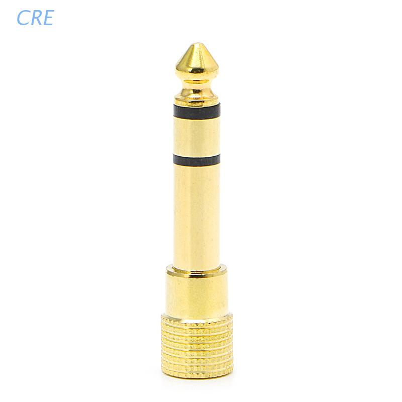 Đầu chuyển đổi âm thanh giắc cắm 6.5mm 1/ 4&quot; sang ổ cắm 3.5mm 1/ 8 &quot; chuyên dụng cho tai nghe