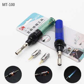 Bút khò, mỏ hàn thiếc bằng gas mt-100