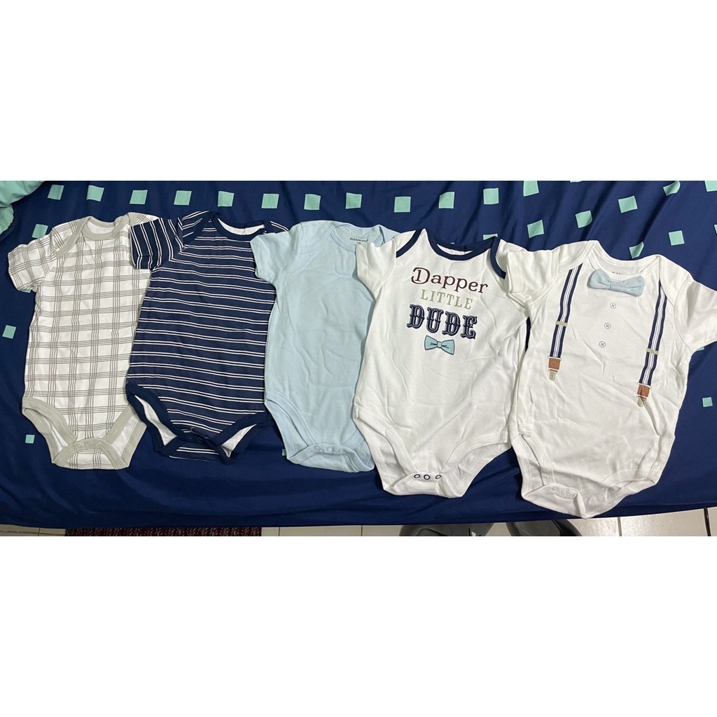 Bộ 5 mảnh áo liền quần cho trẻ sơ sinh bông dễ thương đồ bé trai sơ sinh bodysuit cho bé gái đồ bé gái sơ sinh 0 12 tháng