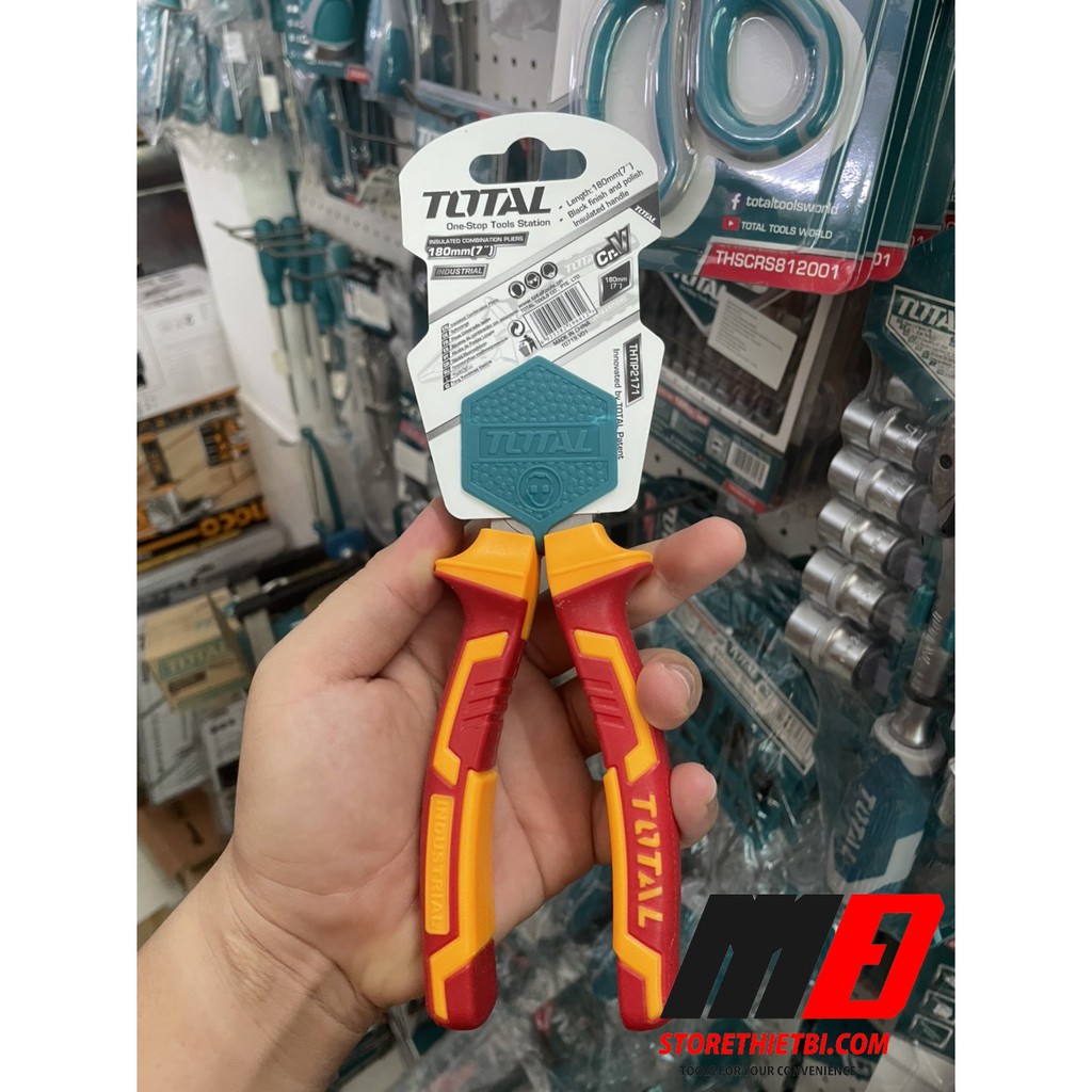 THTIP2171 Kềm răng cách điện 7 inch TOTAL