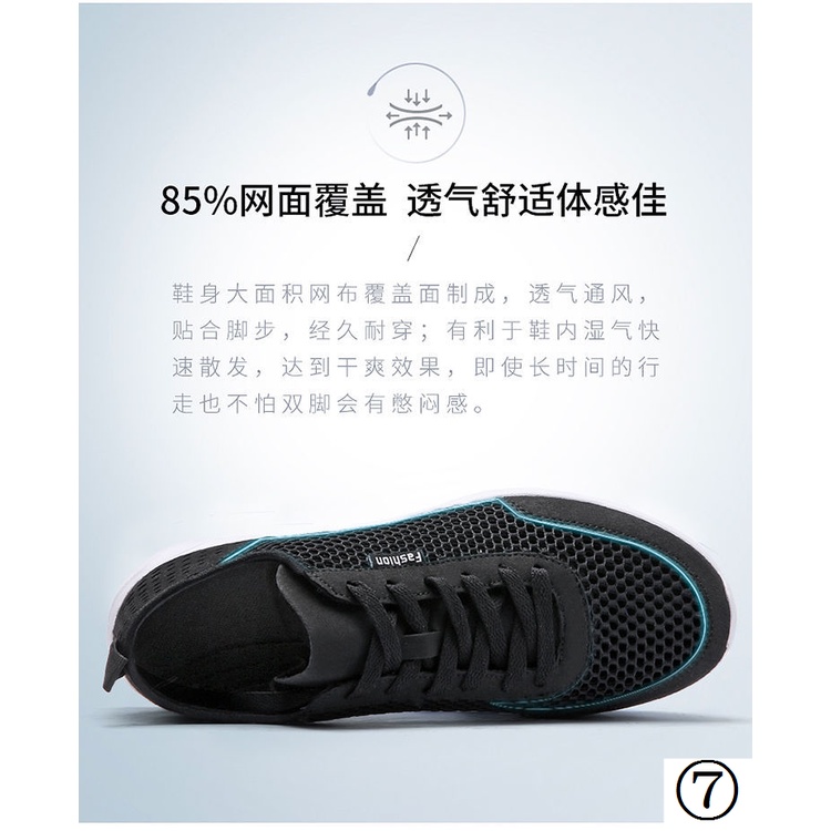 Giày Thể Thao Đế Mềm Phối Lưới Mỏng Thoáng Khí Thời Trang Mùa Hè Cho Nam