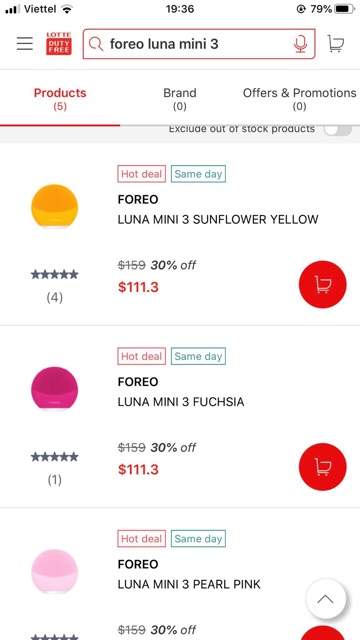 Máy rửa mặt Foreo luna mini 3 | BigBuy360 - bigbuy360.vn