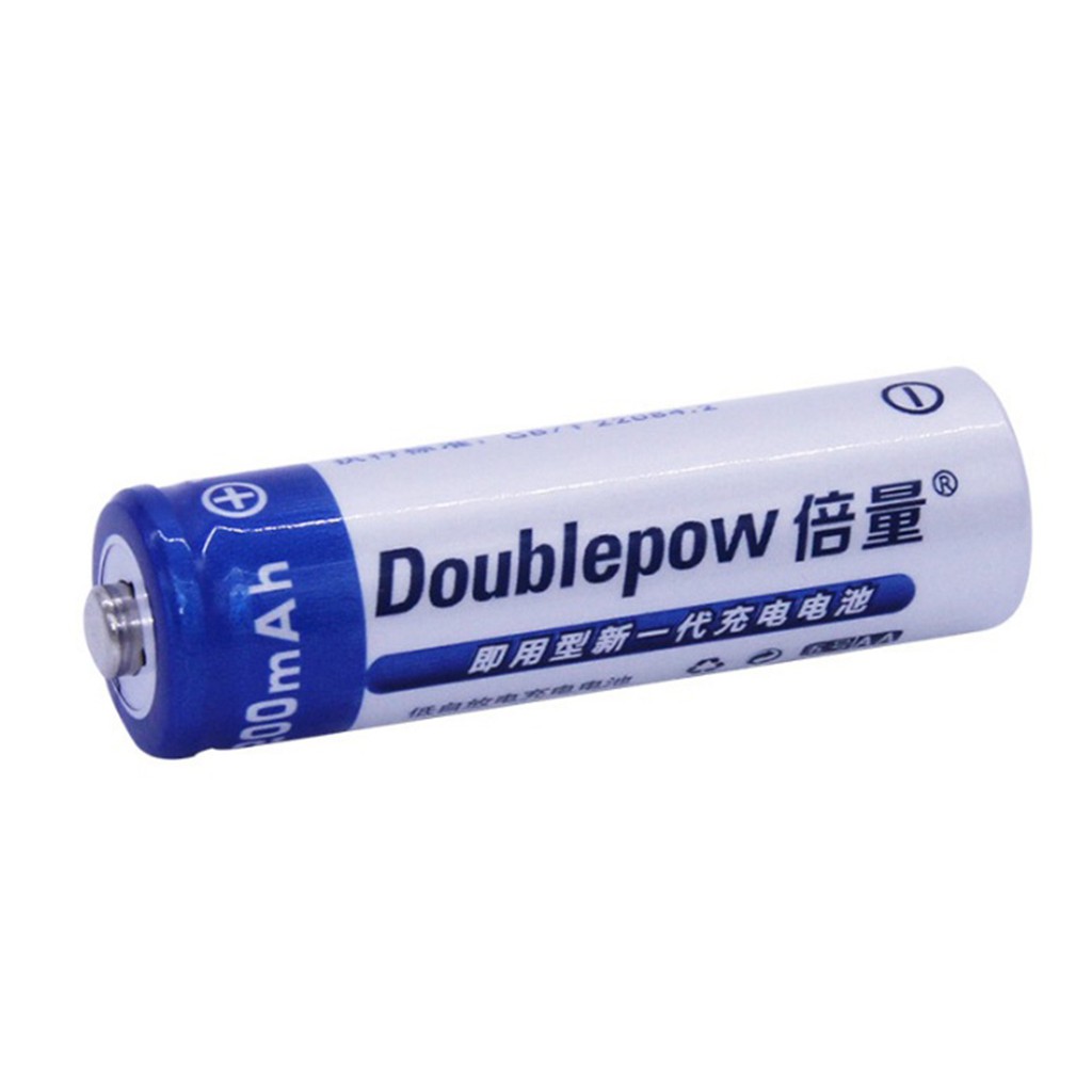 Hộp 4 viên pin tiểu sạc cao cấp AA Ni-MH 1200mAh Doublepow