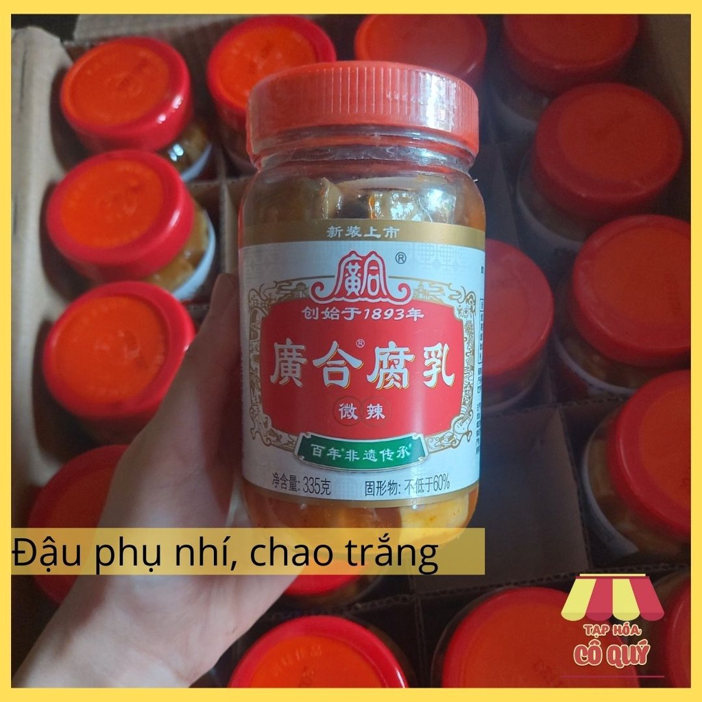 Đậu phụ nhí, hộp 335g, chao trắng vị thơm ngon - Tạp hóa cô Quý