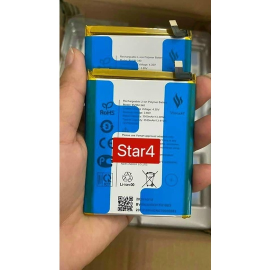 Pin Vsmart Zin Linh Kiện Chính Hãng Đủ Các Model máy: Aris,Aris Live, Live 4, Active 3, Joy 3, Joy 4, Star 3, Bee 3...