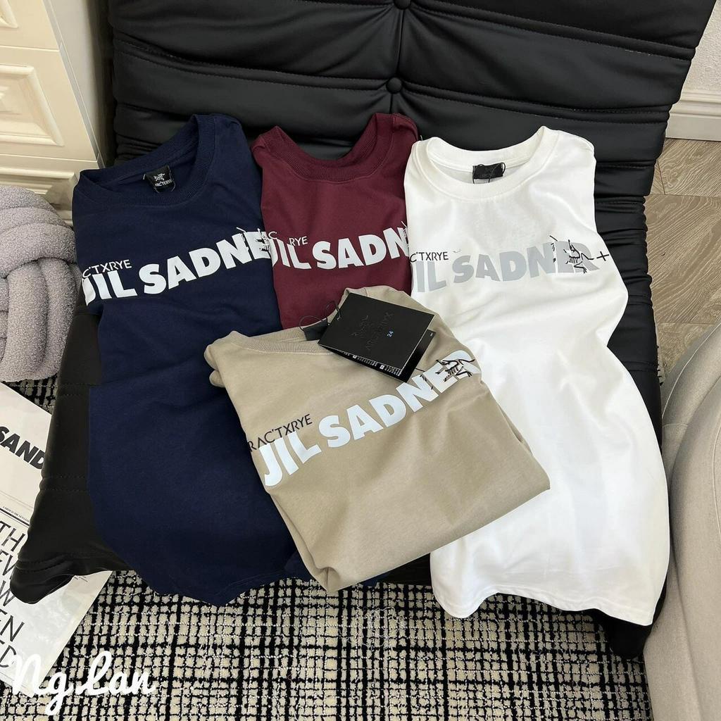 Áo Phông Chữ Jil Nam Nữ Unisex Dáng Rộng Tay Lỡ cổ Tròn - áo Thun Ngắn Tay Bigsize Hottrend