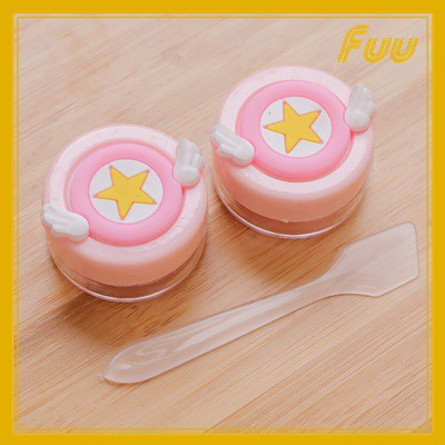 (Đọc kĩ mô tả) Bộ 2 hộp mini chiết mỹ phẩm Sakura Thủ Lĩnh Thẻ Bài (Cardcaptor Sakura) mẫu 1
