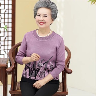 Áo len trung niên