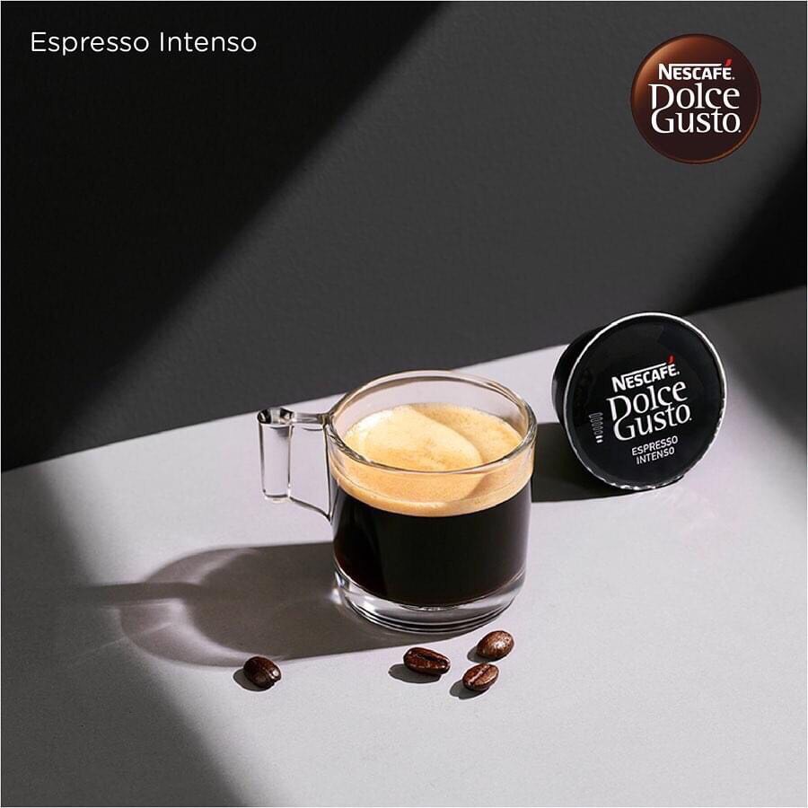 Cà phê đen rang xay Nescafé Dolce Gusto - Espresso Intenso hộp 96g
