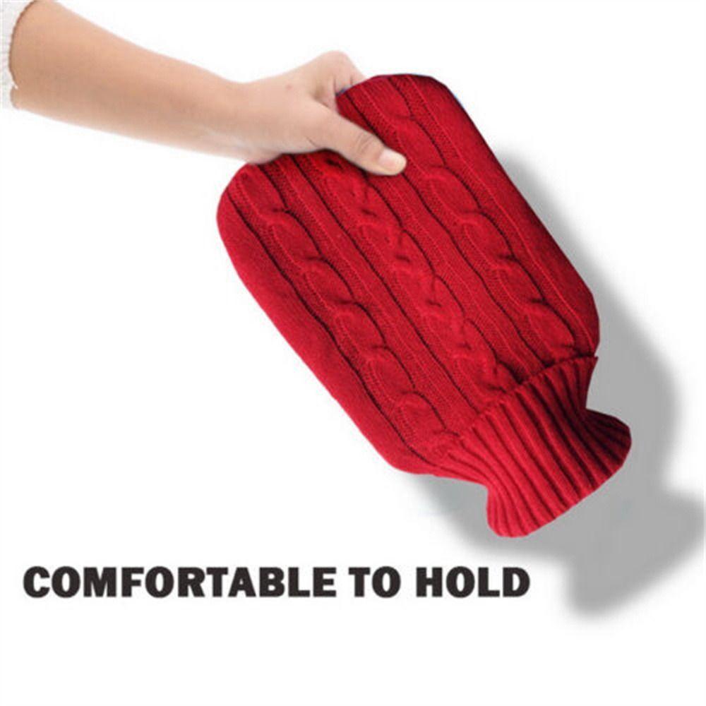 ORIENTLII Vỏ Bọc Bình Nước Nóng Bằng Lông Cừu Giả Cỡ Lớn Cho Mùa Đông