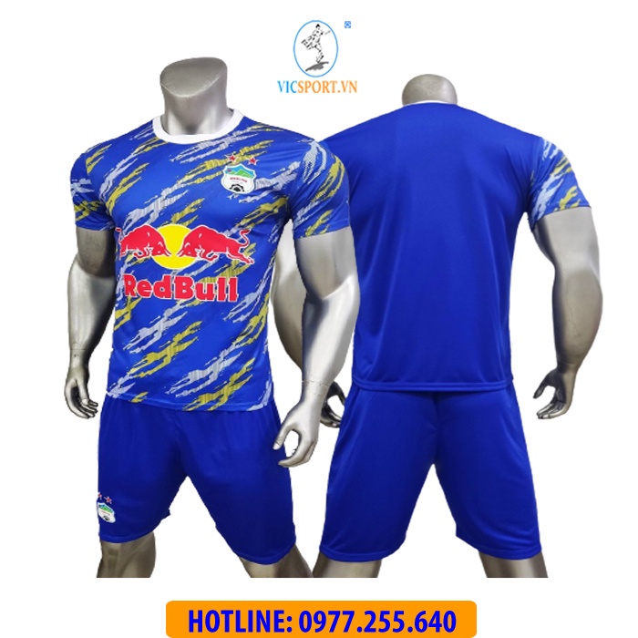 Áo Bóng Đá Trẻ Em HAGL, Quân Áo Đá Banh cho bé CLB HOÀNG ANH GIA LAI 2022 Thun Lạnh - Vicsport