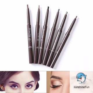 [Hàng mới về] Bút chì vẽ lông mày thiết kế xoay tự động có cọ chuốt không thấm nước