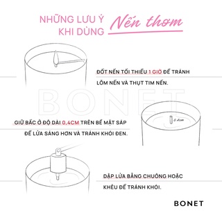 NẾN THƠM BONET HƯƠNG MIDNIGHT ROSE