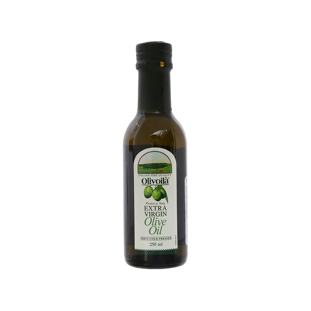 Dầu Ô-liu Extra Virgin nhãn hiệu Olivoilà - Chai thủy tinh 250ml