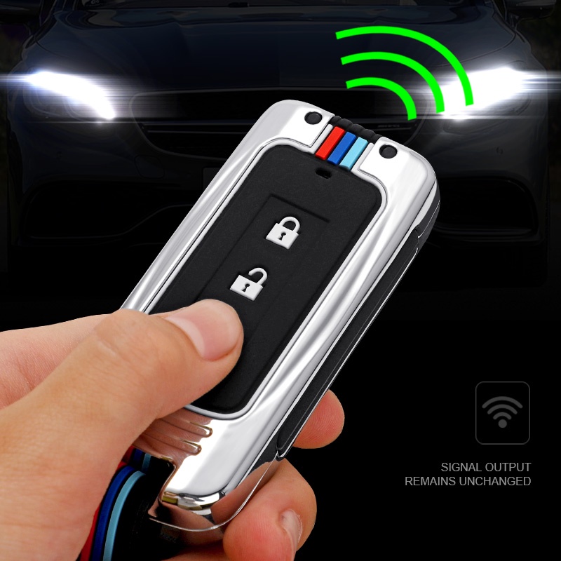 Vỏ Bảo Vệ Chìa Khóa Xe Hơi Mitsubishi Xpander GLS 2021 Lancer Outlander Xpander 2022 Triton Outlander Mirage 2021 2022 Bằng Hợp Kim Kẽm Ốp