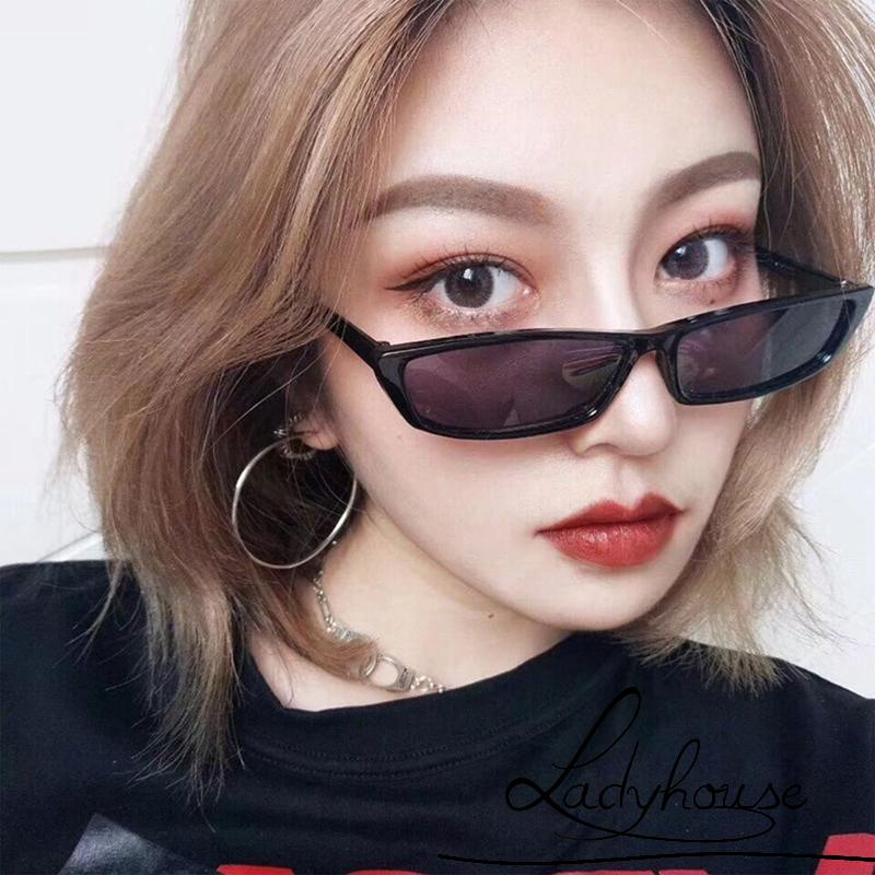 Kính mát gọng vuông nhỏ phong cách retro Hàn Quốc thời trang cho nữ