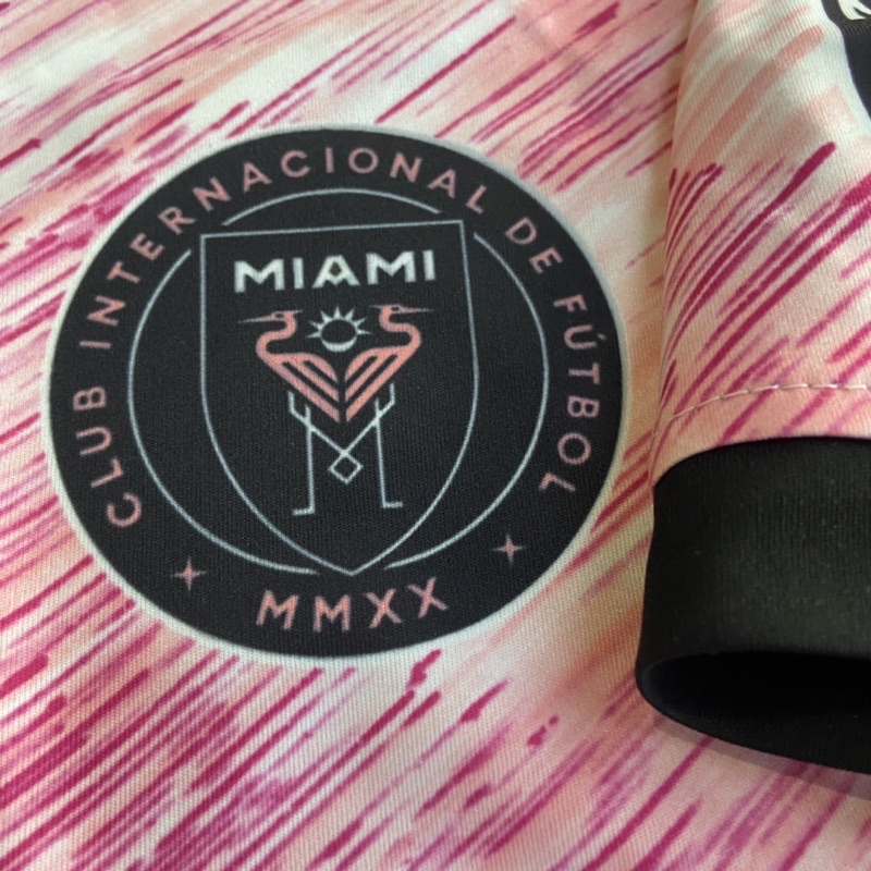Bộ Áo Bóng Đá Inter Miami Màu Hồng Vải Thun Thái Cực Chất - Đồ Đá Banh Nam Nữ PP Bởi Be Happy Sport