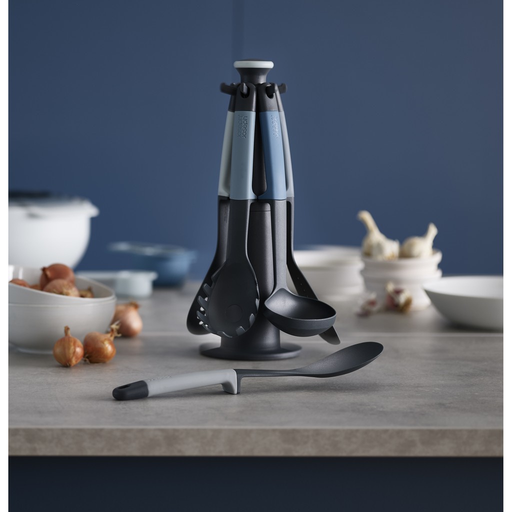 Bộ dụng cụ nấu ăn 6 món đế xoay cao cấp Joseph Joseph Elevate™ Editions Sky - 000238
